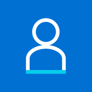 headshot placeholder with person icon