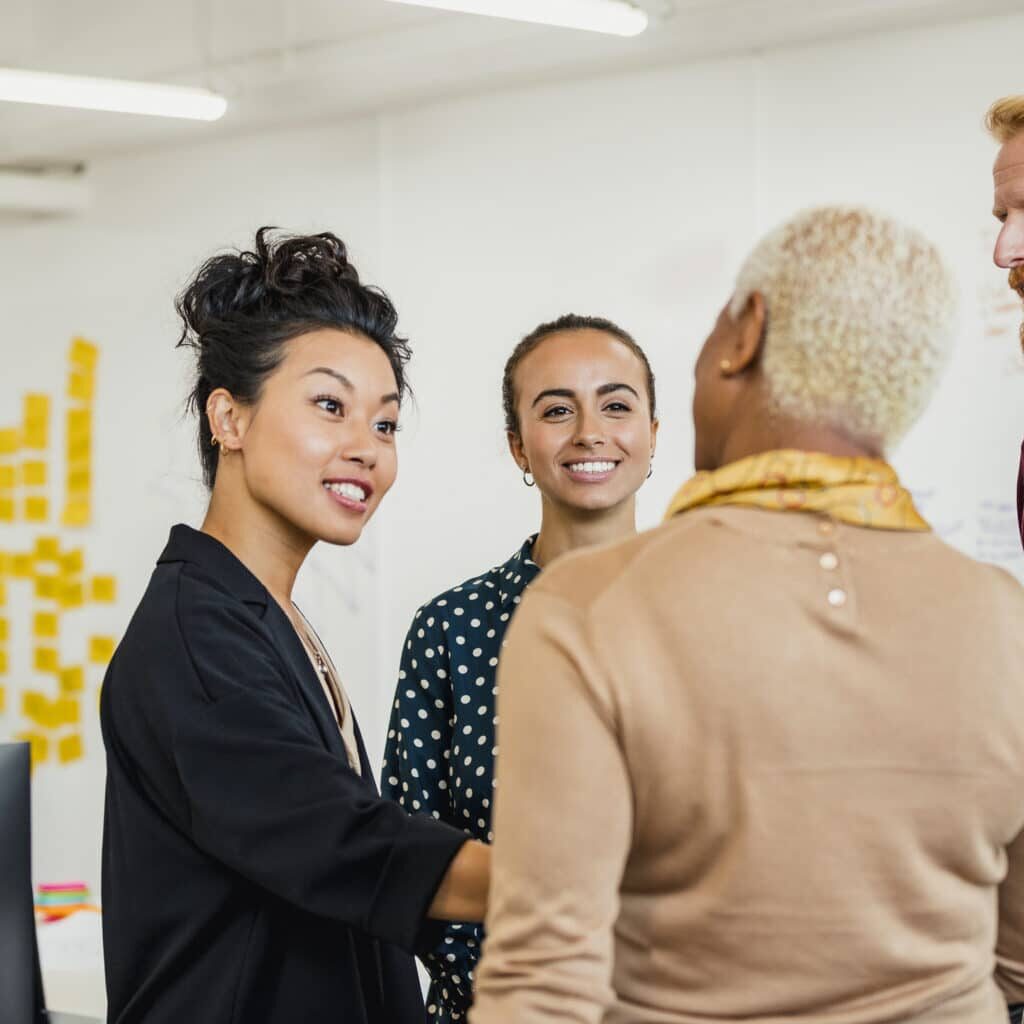 People in a meeting