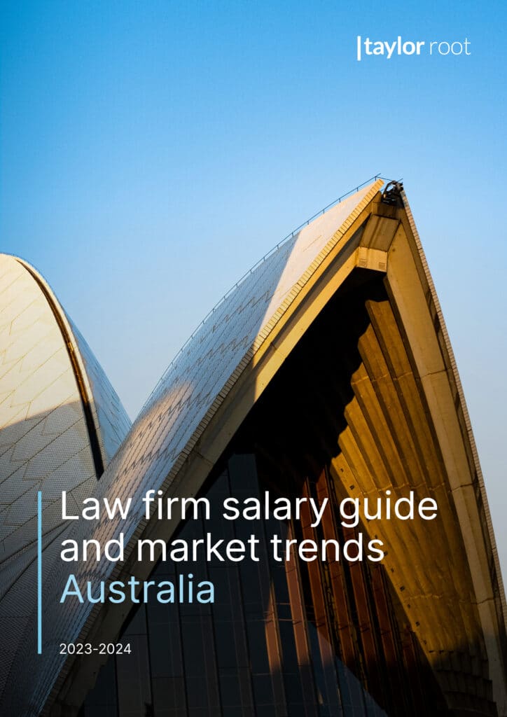 Law firm Salary guide and market trends Australia