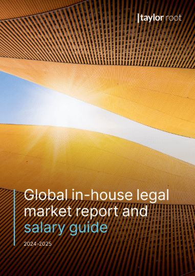 Taylor Root Global in-house legal market report and salary guide 2025-2026