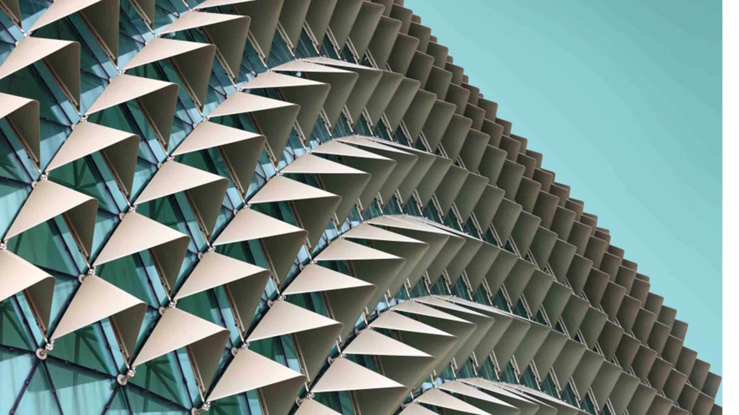 Building in Singapore close up