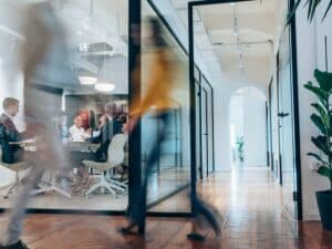 Business partners on meeting in the office.