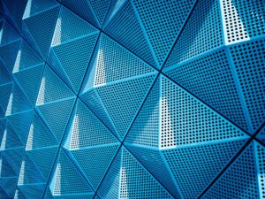 Abstract futuristic shapes