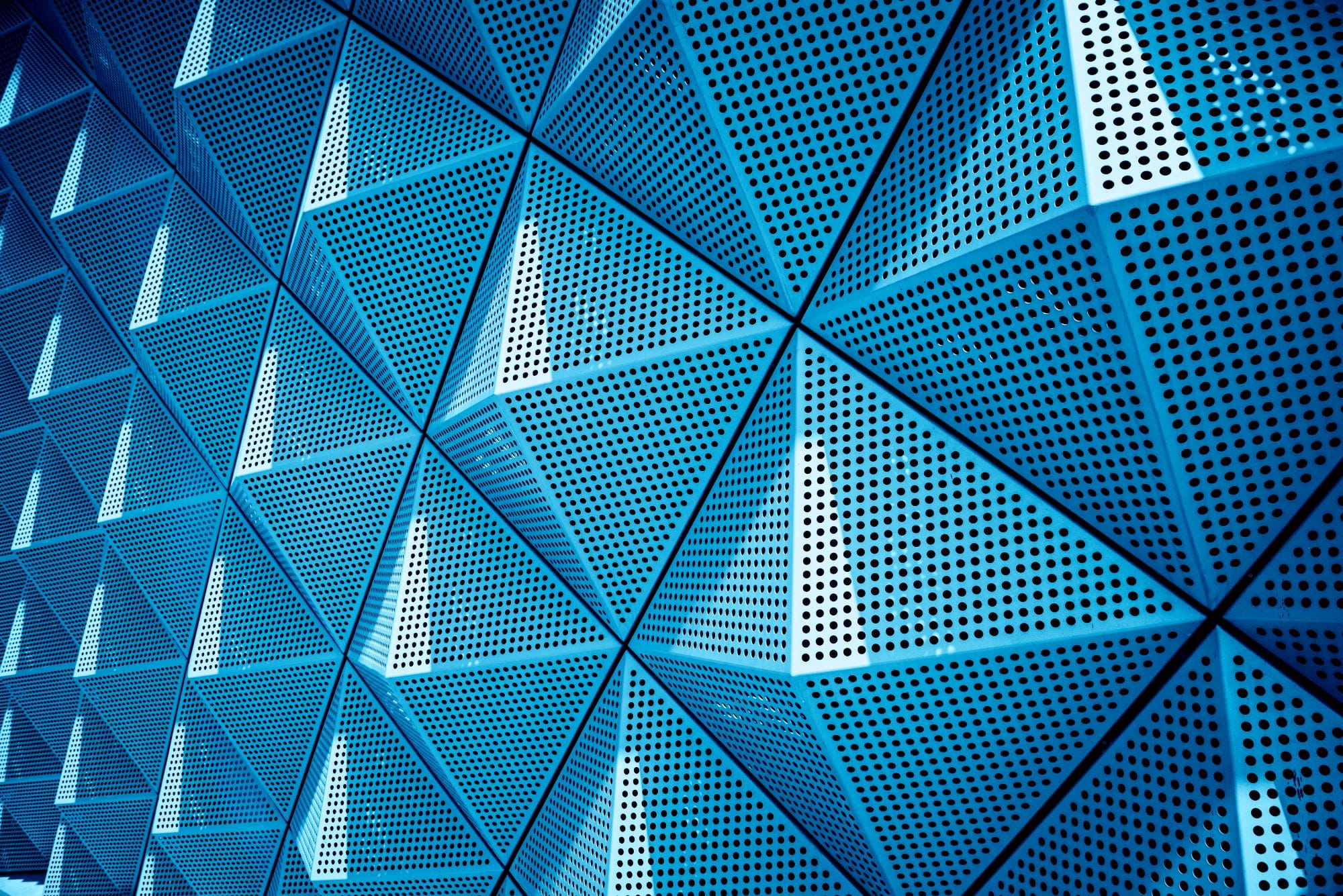 Abstract futuristic shapes