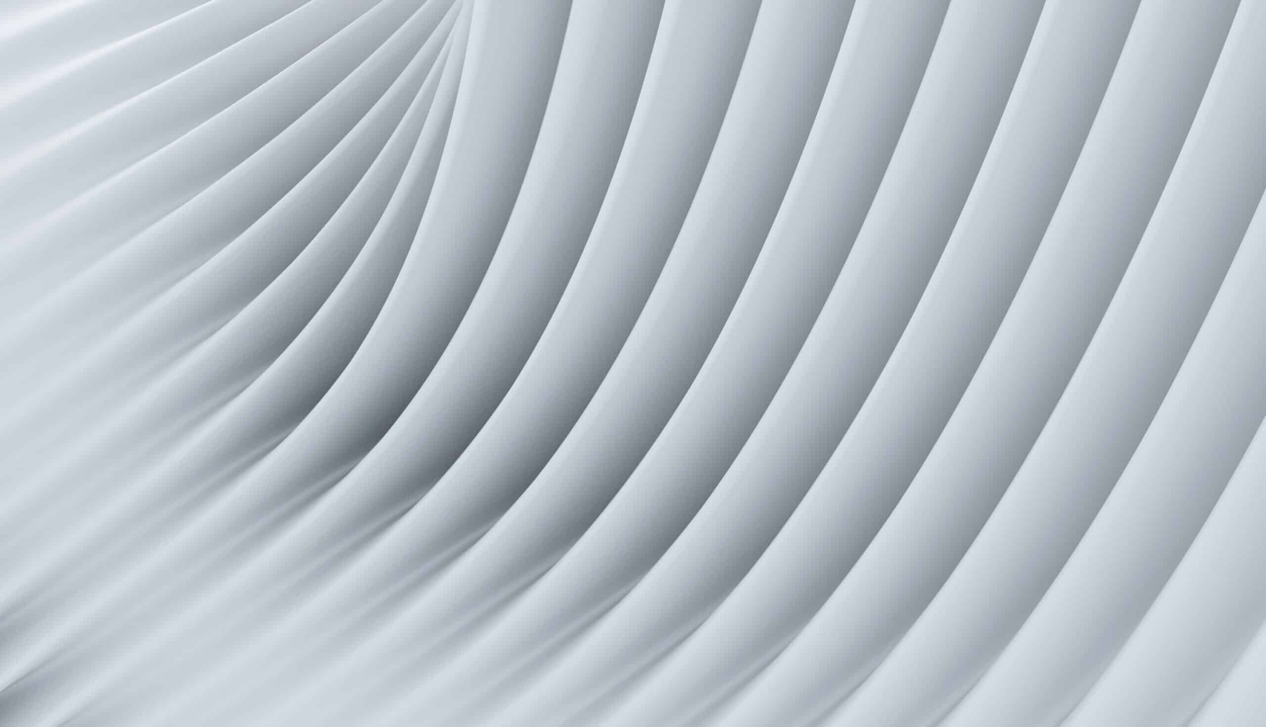 Abstract image of curved white lines