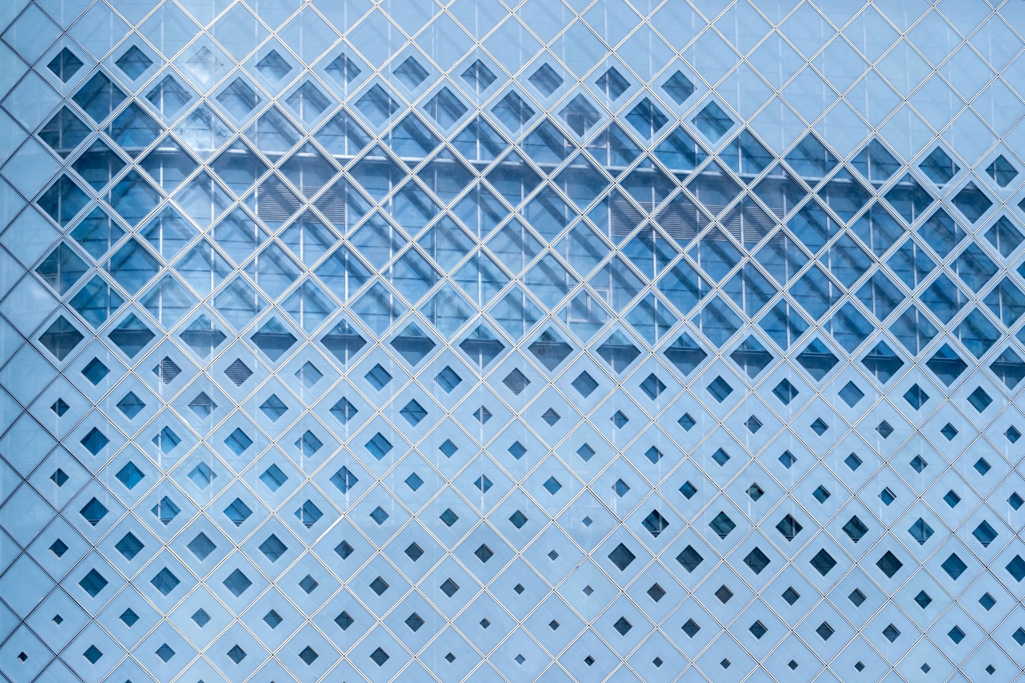 Abstract tech pattern in light blue