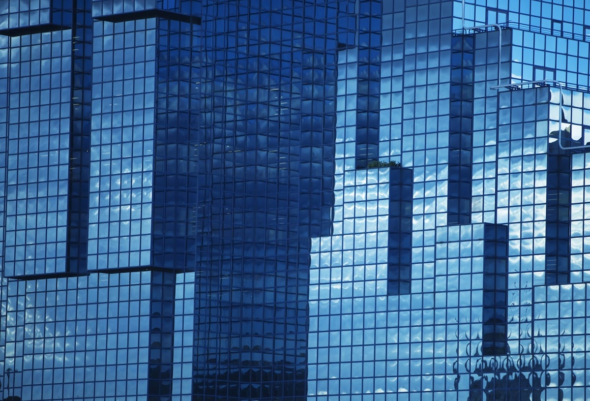 Futuristic Glass Corporate Building in London, England